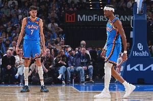 雷霆VS绿军首发：亚历山大携手切特 挑战杰伦·布朗普理查德豪泽_24直播网