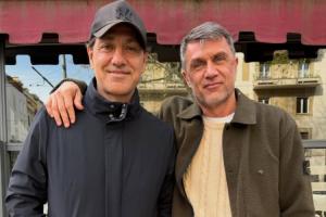 昔日的叹息之墙！内斯塔晒照与马尔蒂尼晤面，，，照旧那么帅_24直播网