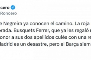 龙赛罗社媒：马丁犯规是本赛季最显着的红牌，，，巴萨永远12人作战_24直播网