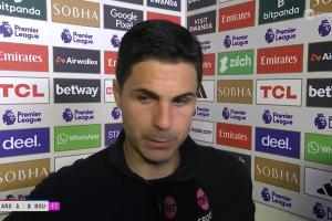 阿尔特塔：这无疑是一记重拳打在脸上，，，，，，我们今天做了许多希奇的事_24直播网