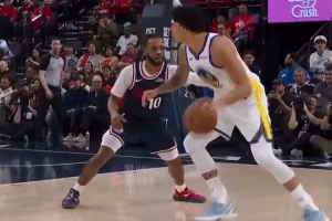 桑托斯点名单打加兰轻松得分勇士追平 随后库里三分反超！_24直播网