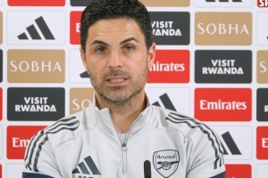 决战天王山！阿尔特塔：死守拿分的守旧踢法，，，，，，这历来不是我们气概_24直播网