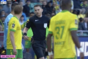 队报：裁判红牌罚下南特球员，，，，赛后认可判罚过失并要求改为黄牌_24直播网