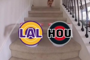 G1湖人先下一城！此前网红小狗展望：湖人4-3镌汰火箭?_24直播网